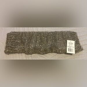 NWT Journeys Gray Sequined Leg Warmers